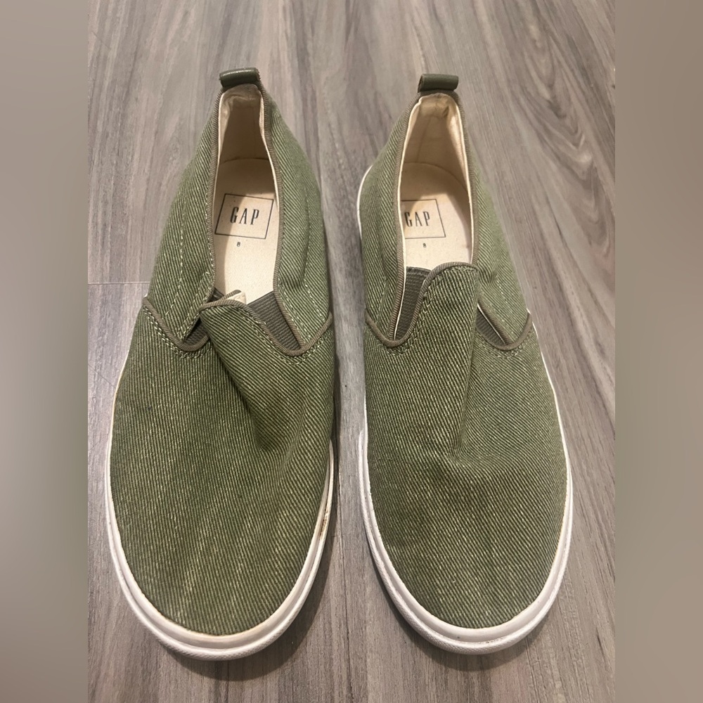 GAP Women’s Olive Slip-On Loafers